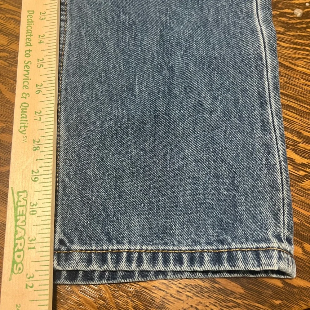 Levi's 505 Regular Fit Jeans Mens 34x32 Blue Denim Straight Leg 00505-4891